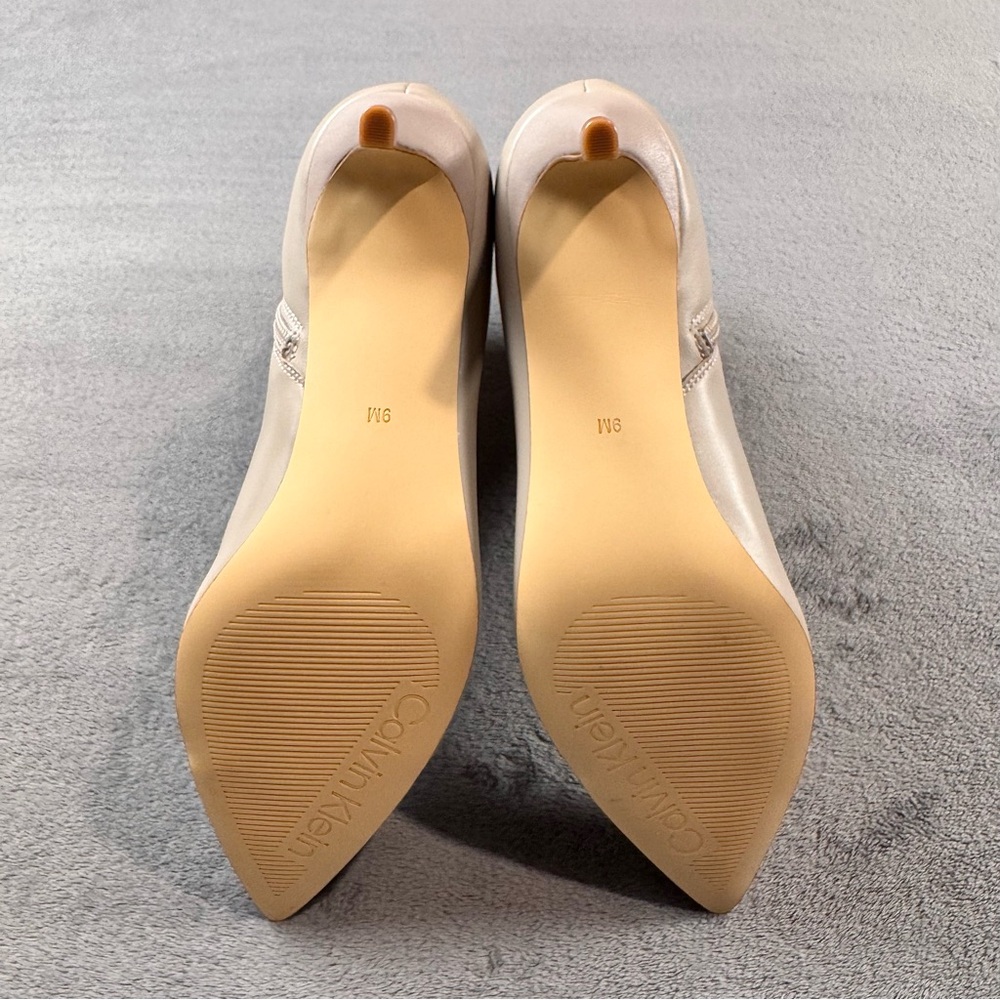 Calvin Klein Gentley Leather Cap Toe Ankle Boots- NWOT - Picture 6 of 13